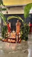 Shri Durga Namaskar by HH Swamiji at SCM Shirali (11 Oct 2024)